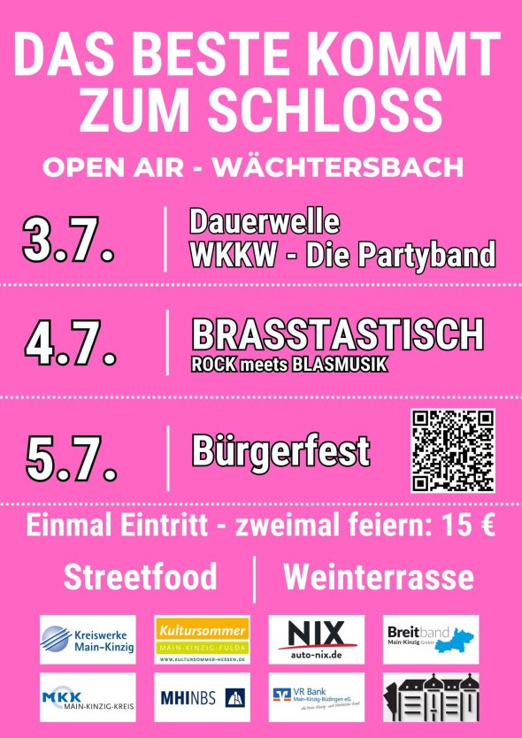 Plakat Schlossfest - 2