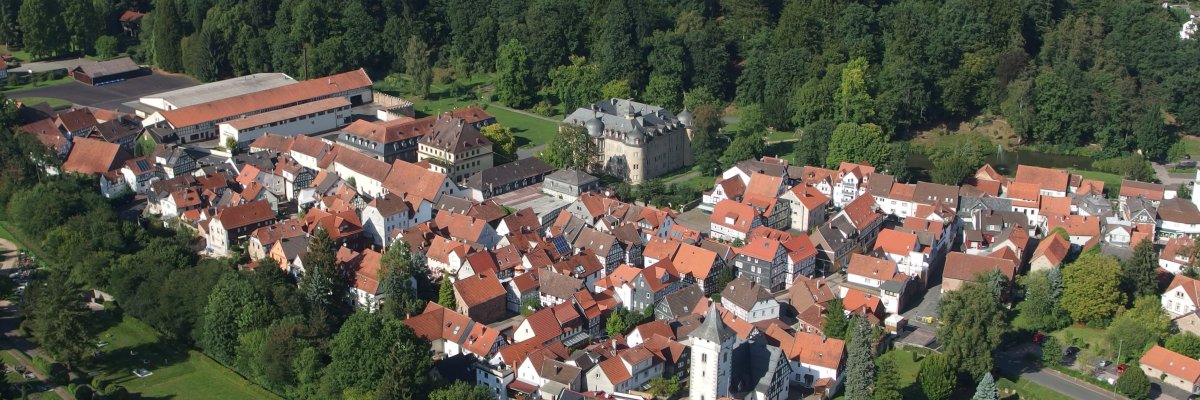 Wächtersbach Altstadt von oben