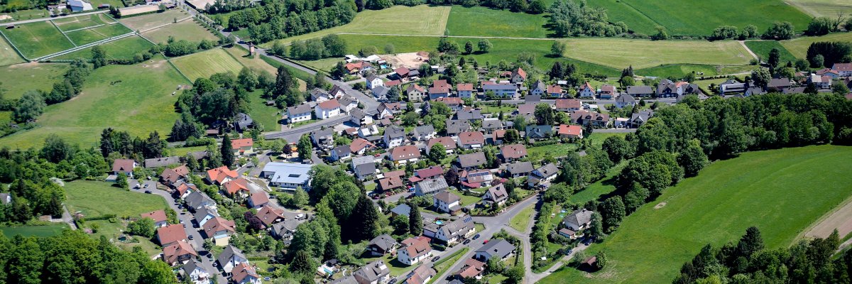 Hesseldorf von oben