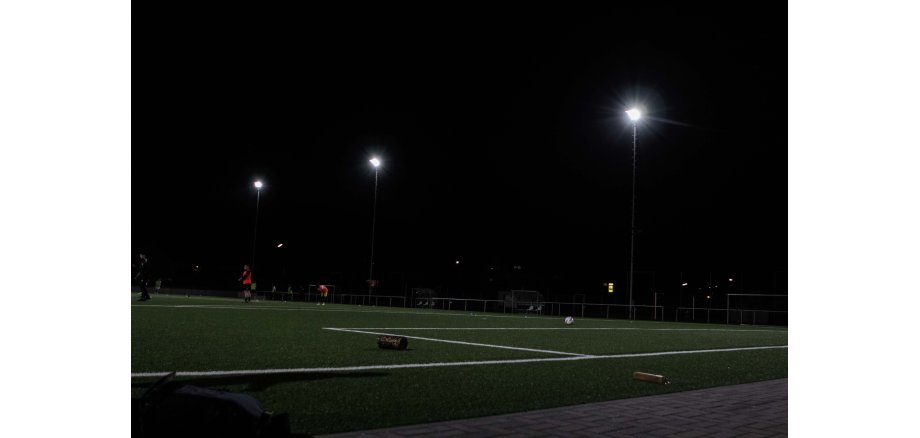 LED-Flutlichtanlagen auf Sportplätzen in Wächtersbach