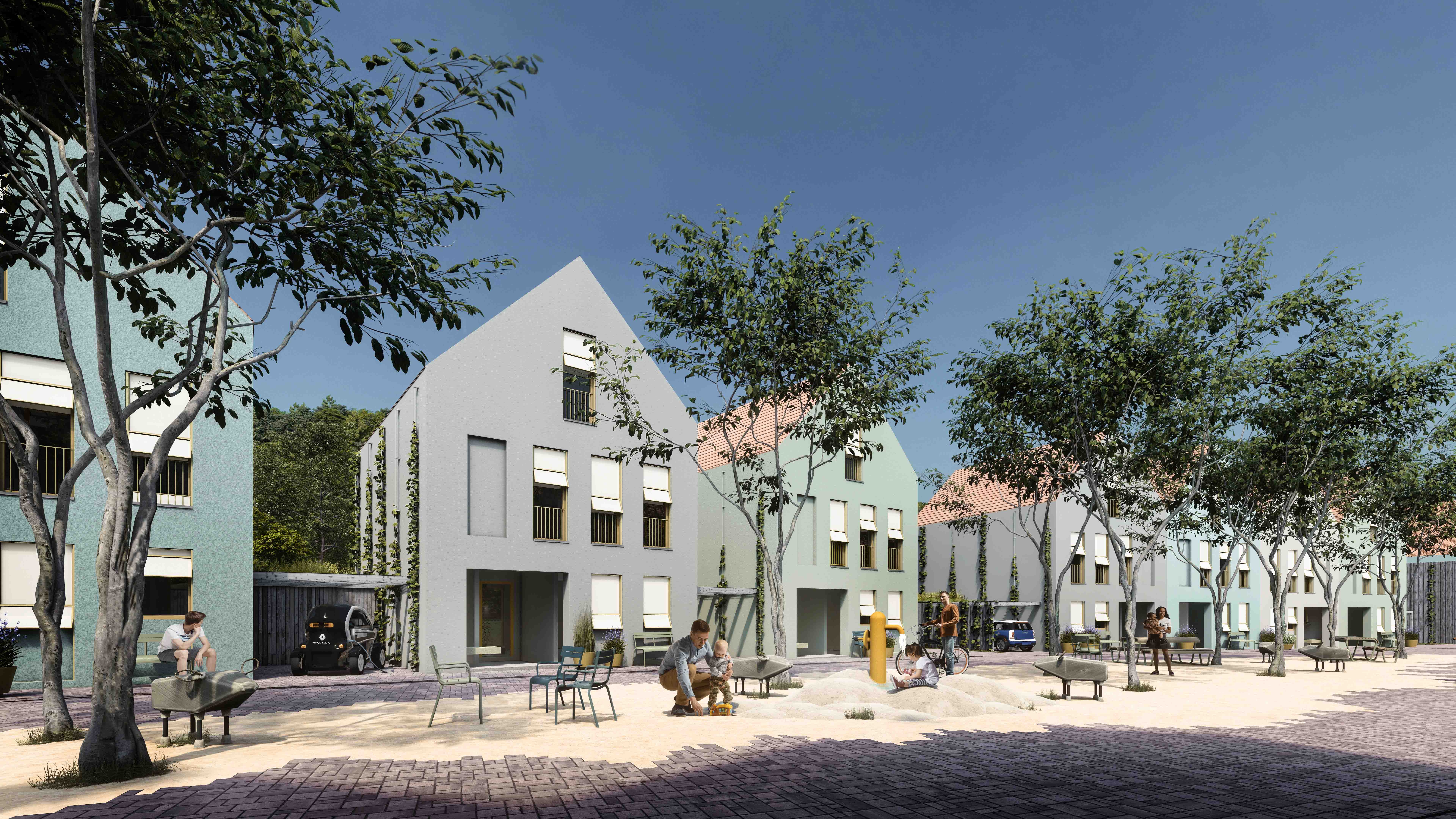Neues Wohnquartier