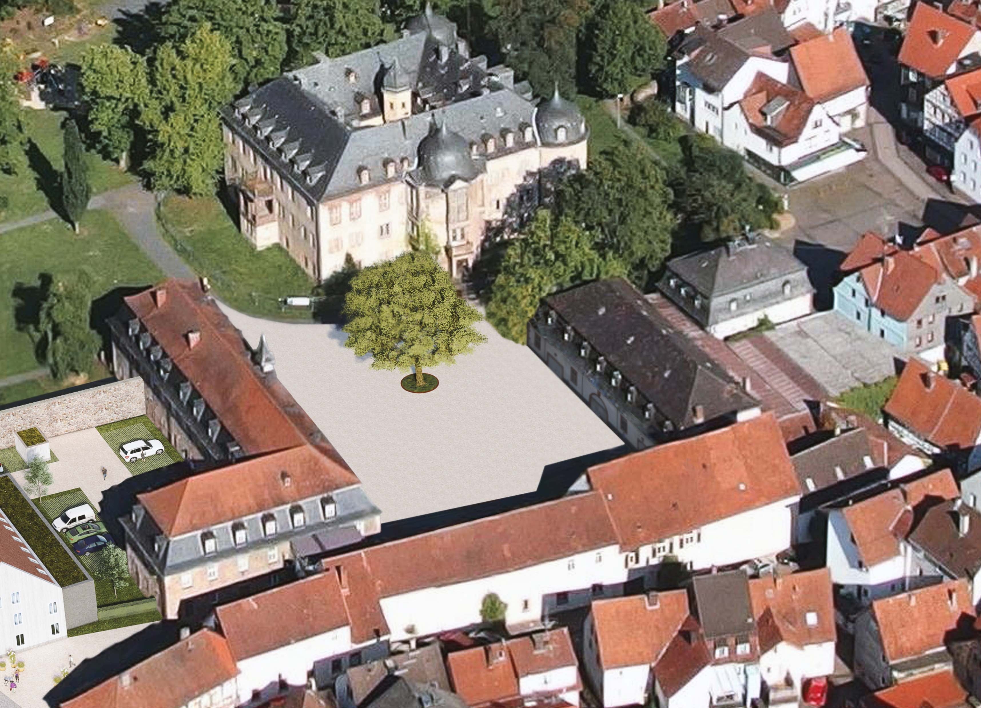 Schlosshof als neuer öffentlicher Ort
