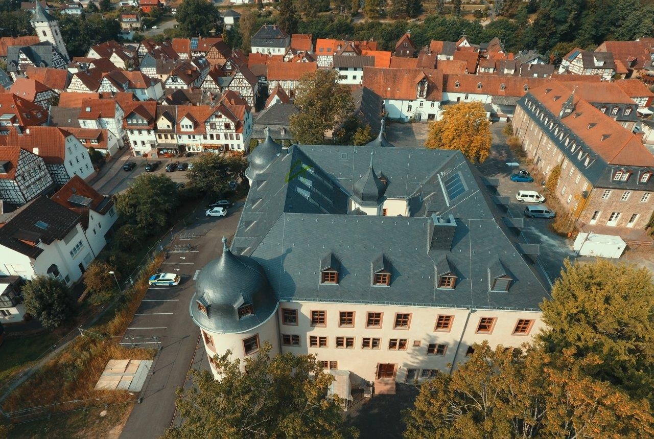 Schloss Wächtersbach von oben