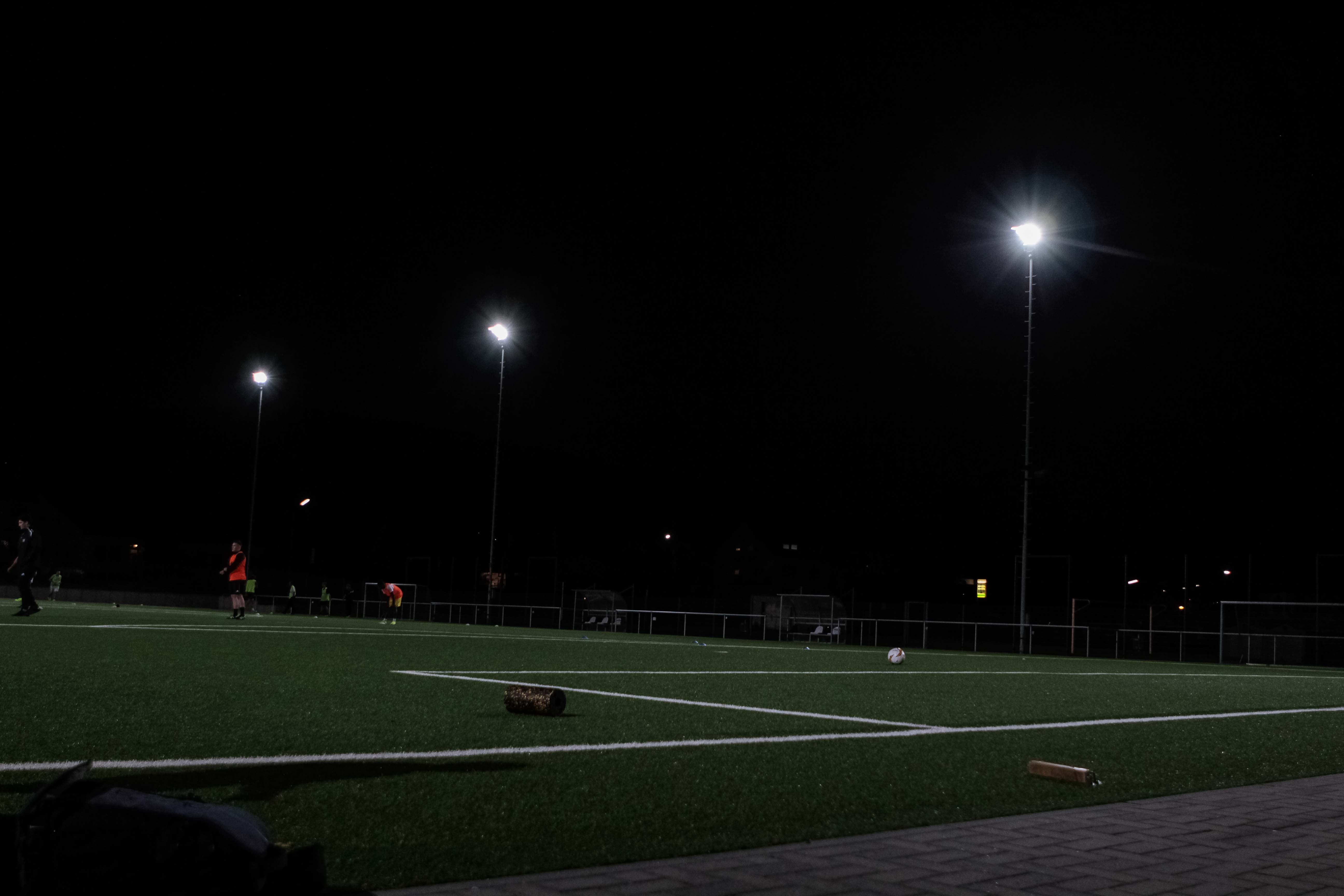 LED-Flutlichtanlagen auf Sportplätzen in Wächtersbach