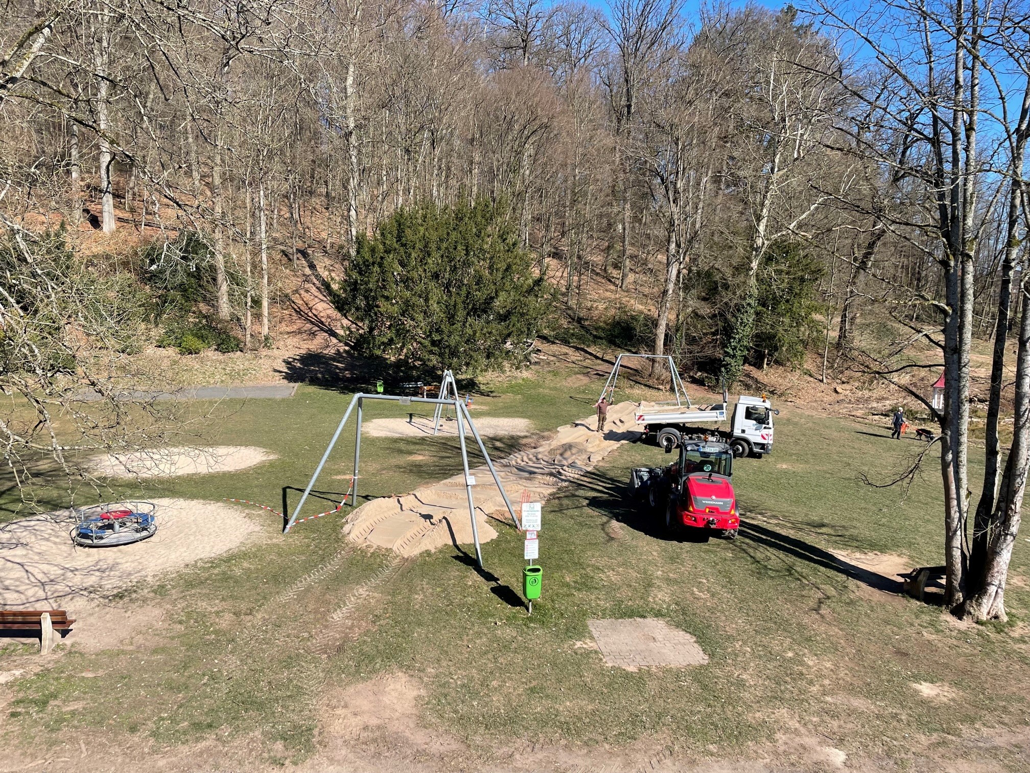 Fallschutz für Seilbahn