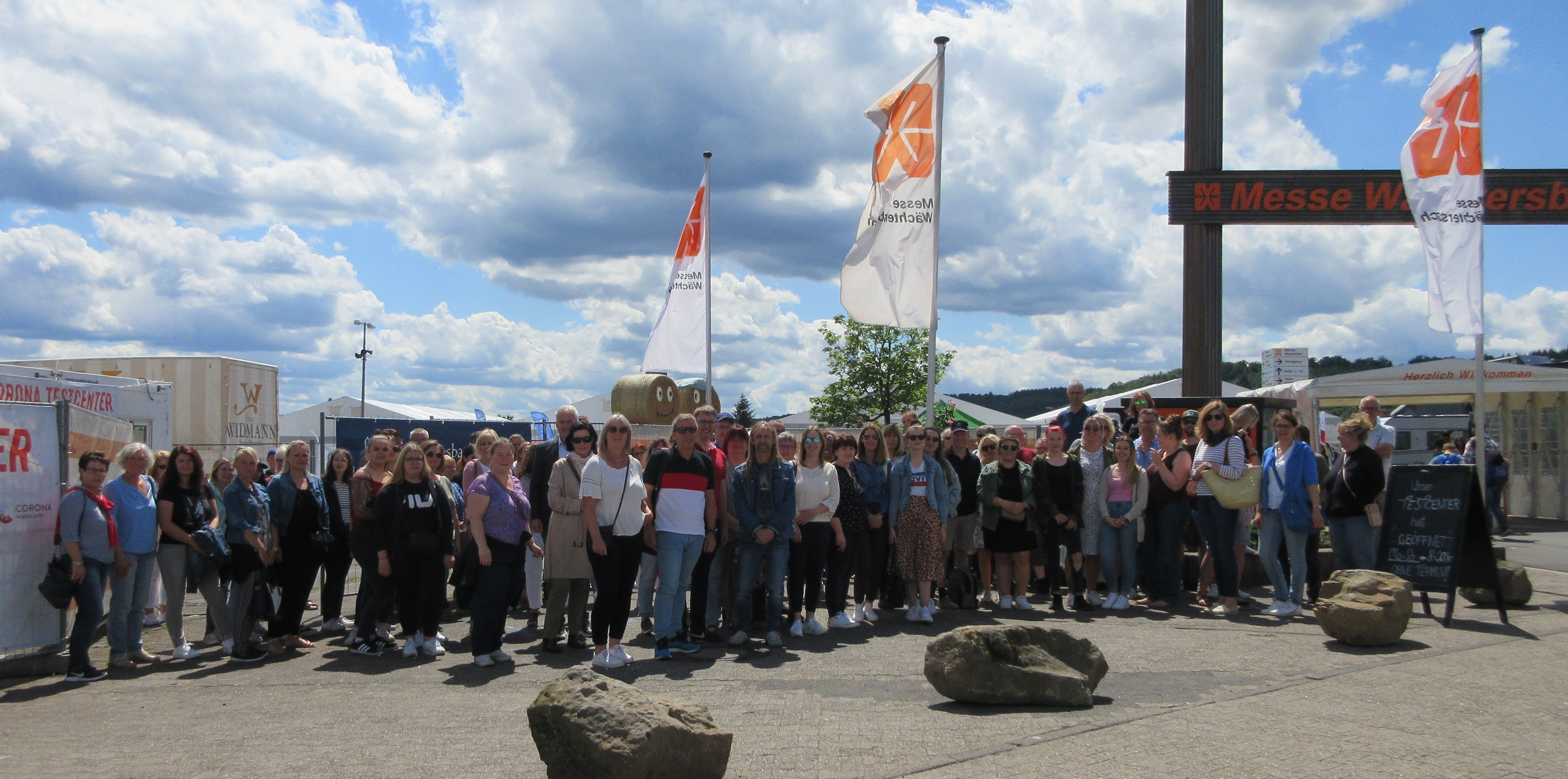 Mitarbeiter*innen der Stadtverwaltung besuchen Messe Wächtersbach