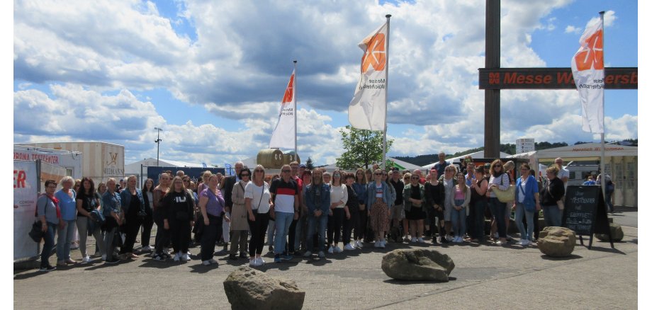 Mitarbeiter*innen der Stadtverwaltung besuchen Messe Wächtersbach