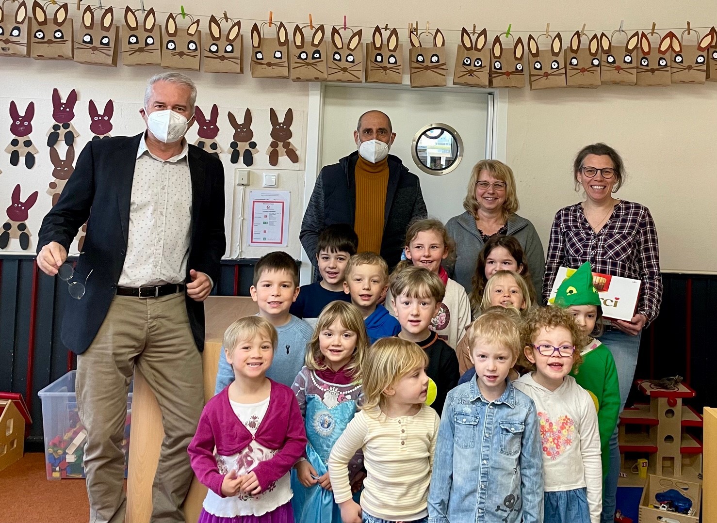 Besuch Bürgermeister Kiga Leisenwald