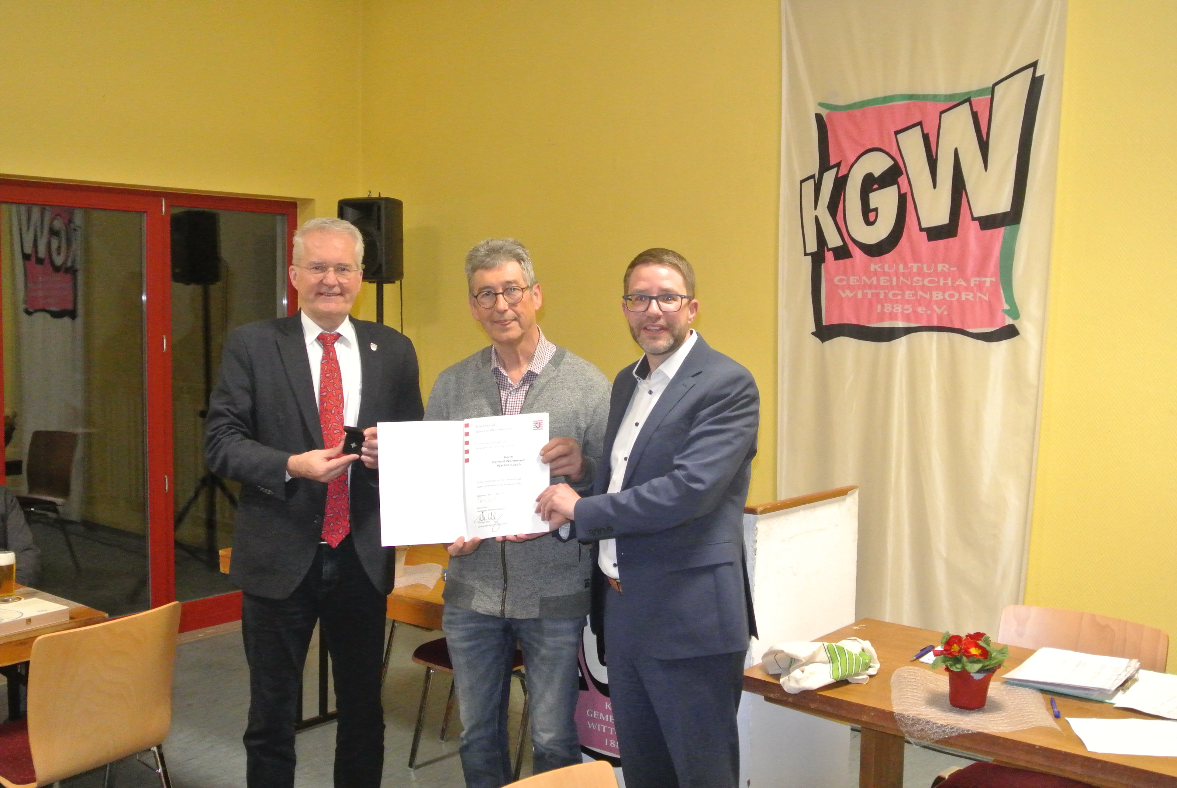 Verleihung Ehrenbrief des Landes Hessen