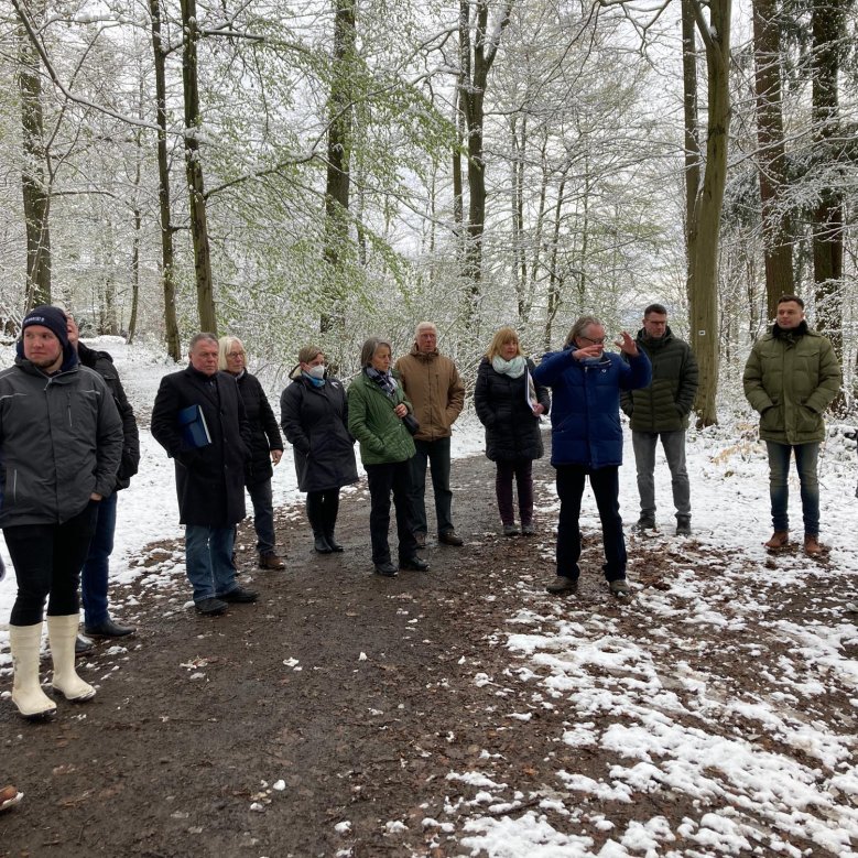 Impressionen von Schlossgarten-Rundgang 02.04.2022