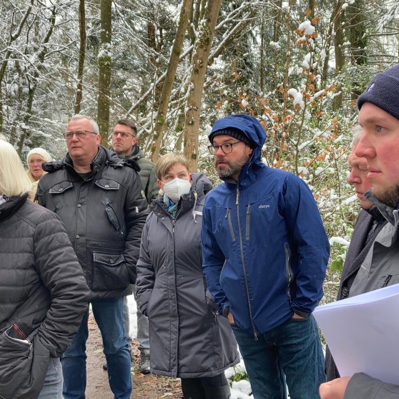 Impressionen von Schlossgarten-Rundgang 02.04.2022
