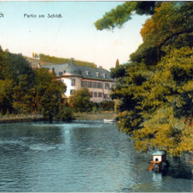 Postkartenmotiv Schlosspark 1910 Postkartenmotiv Schlosspark 1910