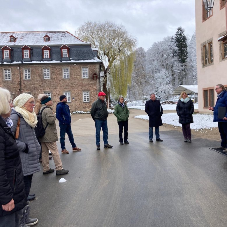 Impressionen von Schlossgarten-Rundgang 02.04.2022