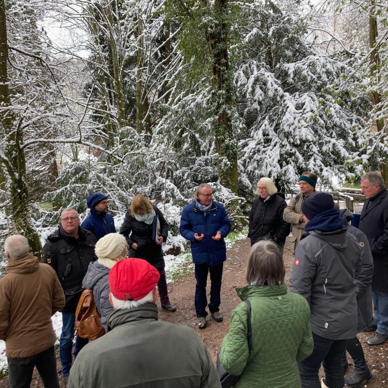 Impressionen von Schlossgarten-Rundgang 02.04.2022