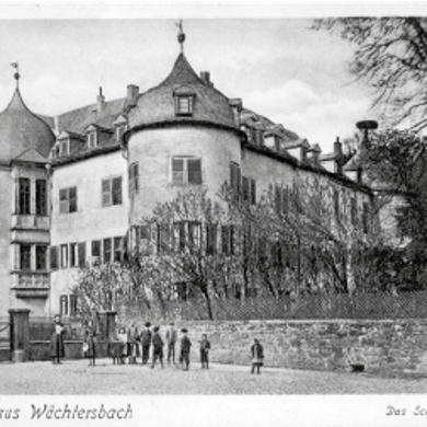 Postkartenmotiv Schloss 1900