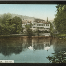Ansicht Schloss und Schlosspark zwischen 1920 und 1930