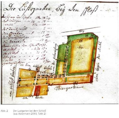 Der Lustgarten bey dem Schloß (um 1700)