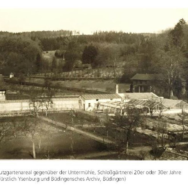 Schlossgaertnerei zwischen 1920 und 1930